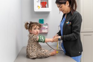 Pediatric medical equipment used by specialists at Peek A Boo Pediatric Care